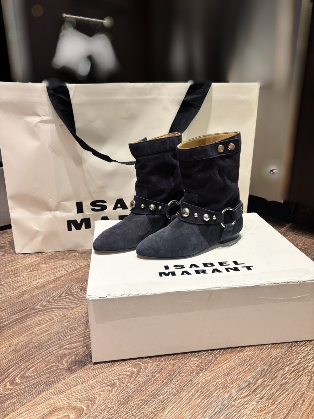 Isabel Marant Stania boots (black/silver, 37) - Picture 1 of 1